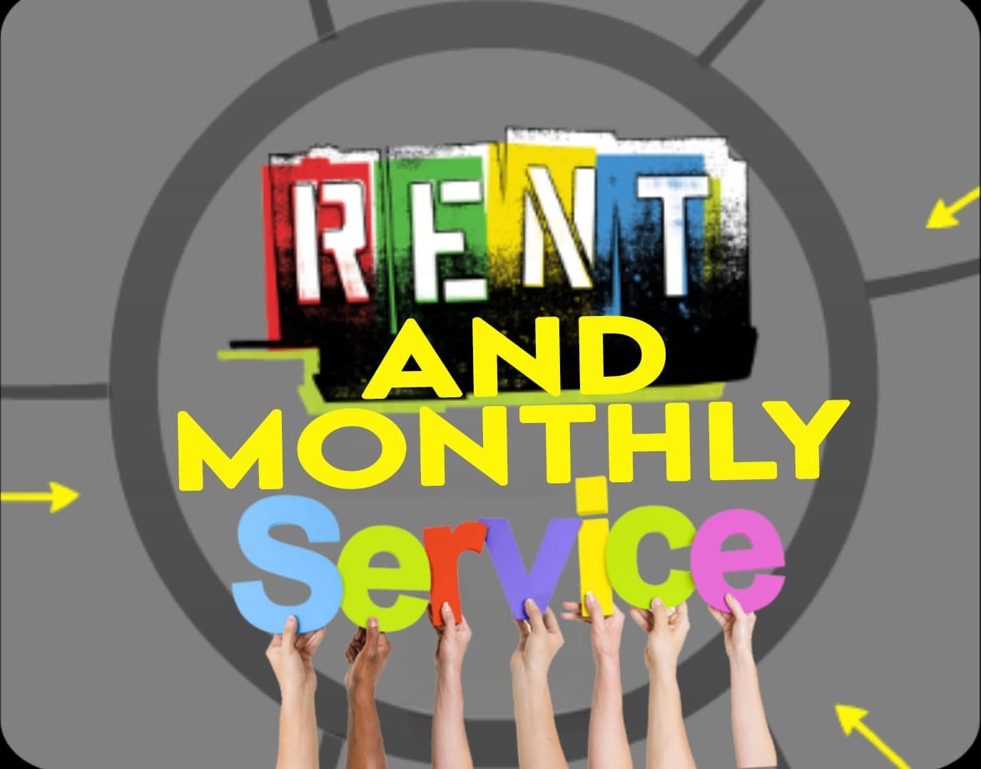 RENTING AND MONTHLY SERVICE /ONLY FOR COMMERCIAL P